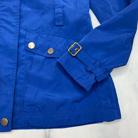 Trina Turk Hamptons Anorak Jacket Windbreaker Blue - Picture 4 of 8